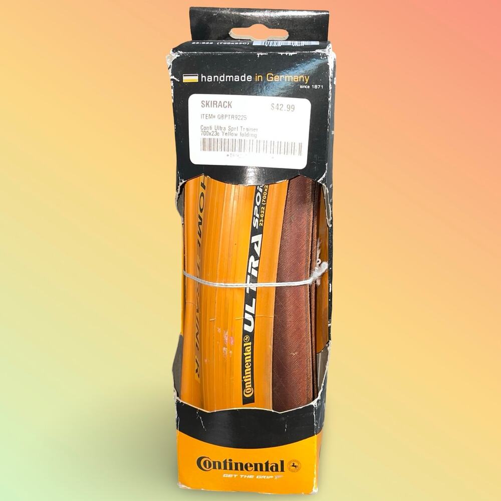 Continental Ultra Sport Hometrainer Tire 700x23c Folding Indoor Bike Cycling